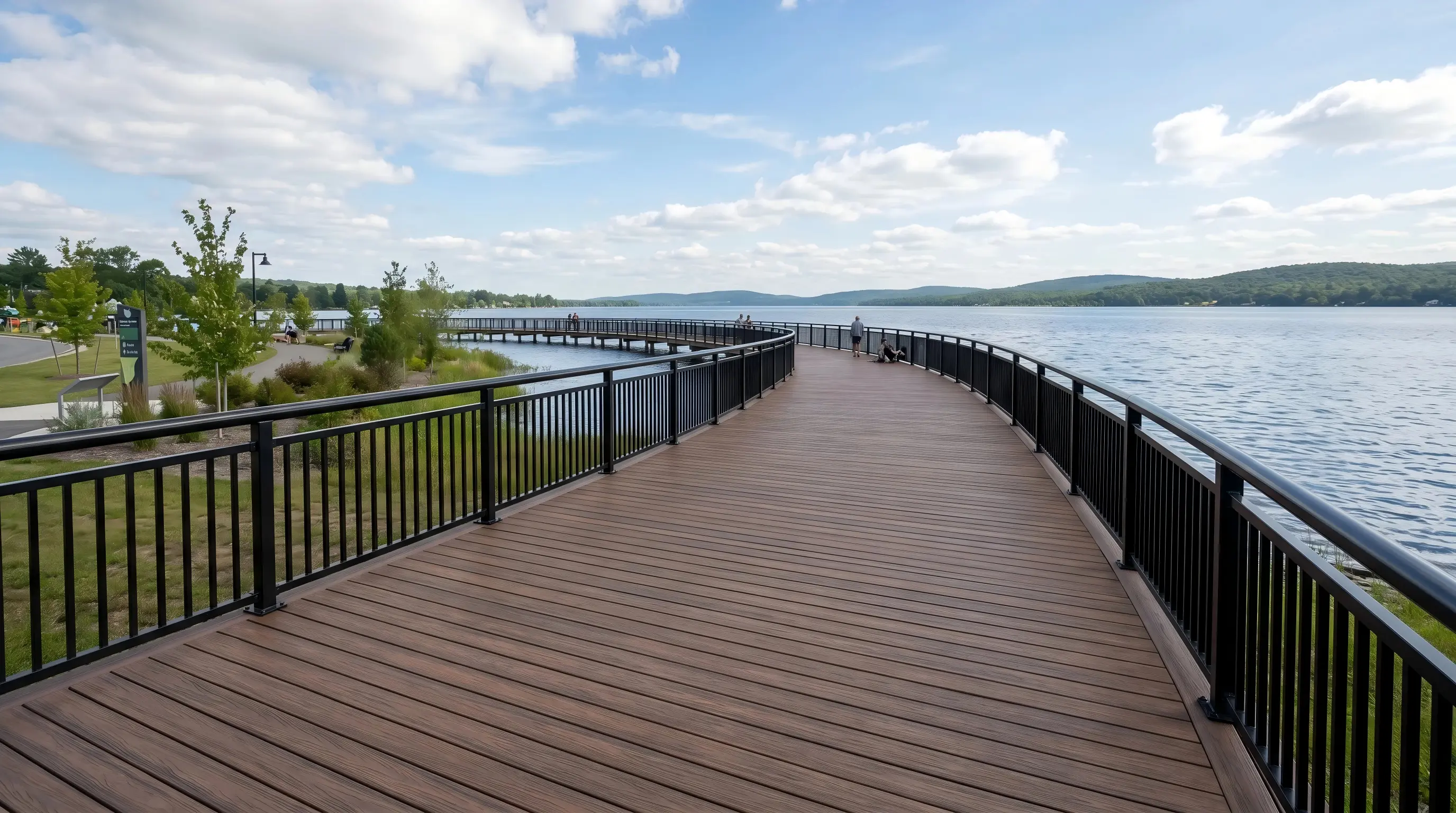 Public outdoor WPC application